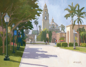 Along the El Prado