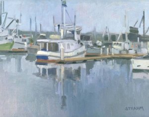 Docked Fishing Boats