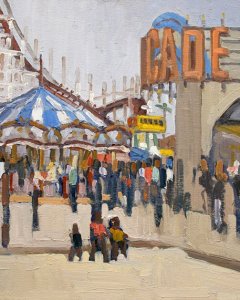 Belmont Park on aSaturday Afternoon