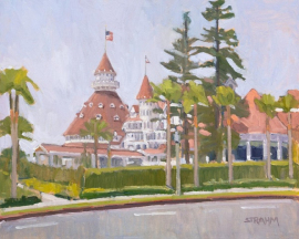 Hotel Del Through the Trees