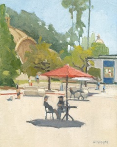 Conversation  in Balboa Park