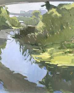 Reflections on theSan Diego River