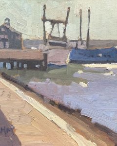 Dropping Off Fish at Market St. Pier