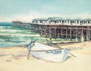 Crystal Pier<br />in Pacific Beach