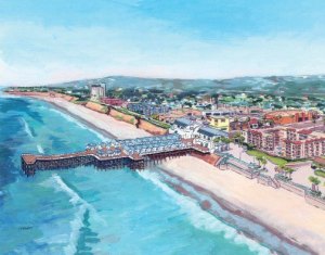 Aerial View of the Pier