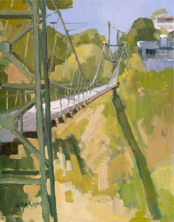 Spruce Street Suspension Bridge (Banker